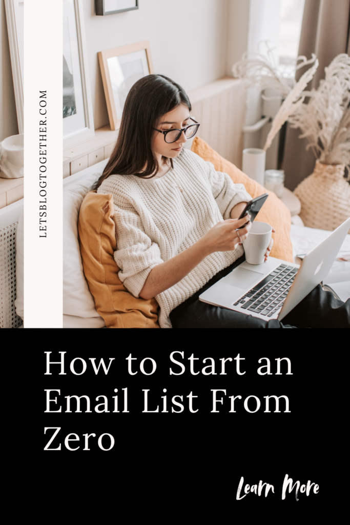 how to start an email list from zero